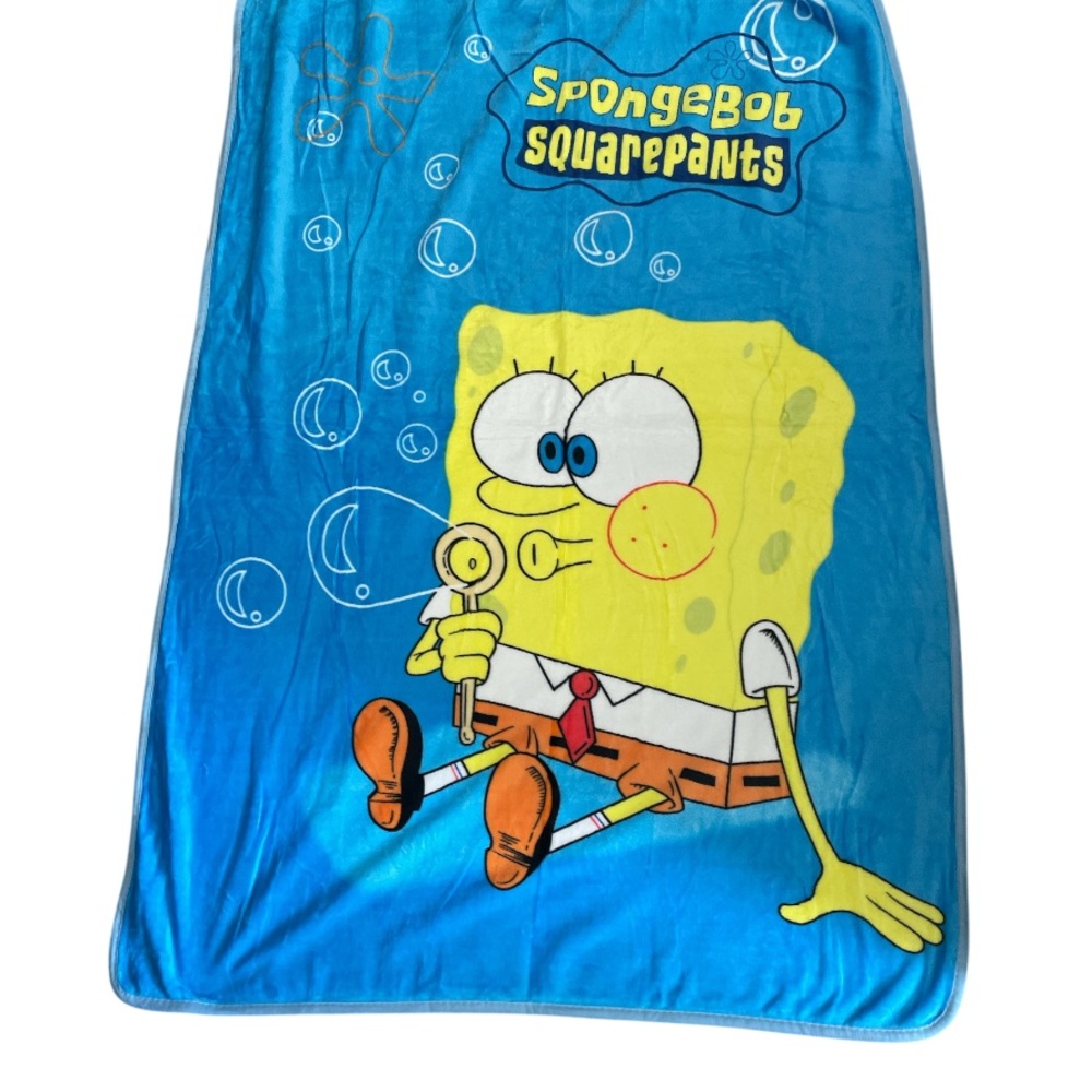 SpongeBob SquarePants Blue Blanket